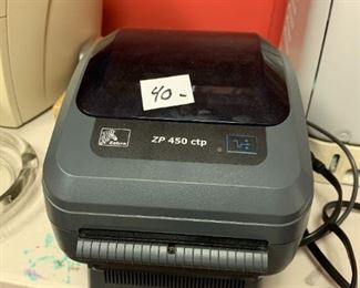 #183	Zebra ZP 450 ctp bar code printer 	 $40.00 
