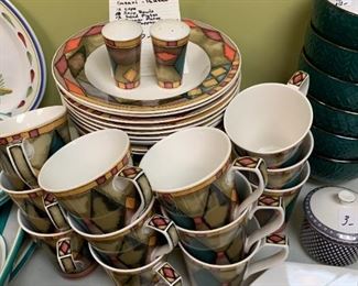 #204	Sasari Palazzo china 42 pieces see list of items included	 $60.00 
