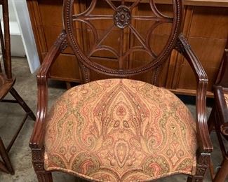 #212	Spider back side chair	 $70.00 
