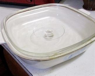Casserole dish with four feet--unique