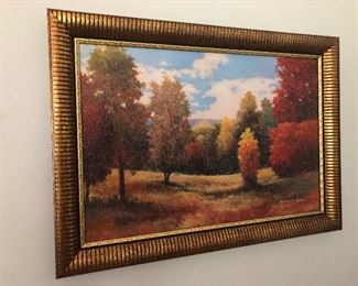 painting of lunar landscape