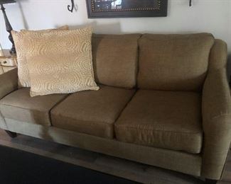 La-Z-Boy sofa sporting one 80's big shoulder