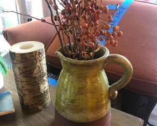 very bubbly pitcher of margaritas