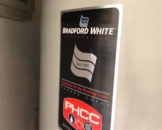 Never used hot water heater Bradford white 40 gallon