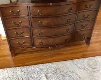 High Quality Chest of Drawers $250, Area Rug Grey Large Appx 109” x 139” $300