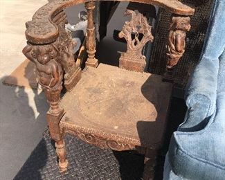 Renaissance Revival Chair - one Corner chair - 17th century 