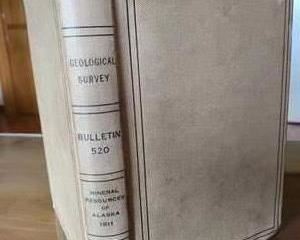 Geological Survey Book of Alaska 1911 with Maps of Alaska Mineral Deposits