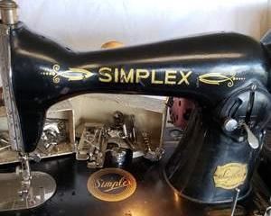 Vintage Simplex sewing machine