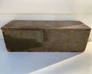 CLEARANCE!!!  $15.00 NOW, WAS $45.00...............Antique Wood Tool Box (P129)