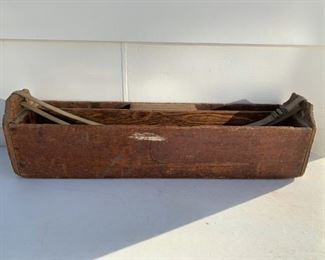 CLEARANCE!!! $12.00 NOW, WAS $45.00..............Vintage Tool Caddy (P122)