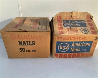 CLEARANCE!!!  $400 NOW, WAS $16.00...............2 boxes of Nails (P091)
