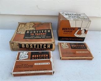 HALF OFF !  $5.00 NOW, WAS $10.00.............Bostitch Stapler and staples (P106)