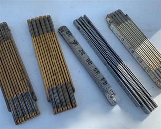 CLEARANCE!!!  $8.00 NOW, WAS $30.00..............Vintage Folding Rulers (P085)