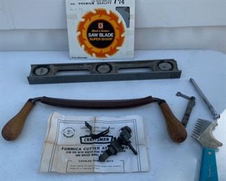 REDUCED!  $12.00 NOW, WAS $16.00.................Vintage Tools (P047)