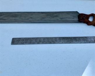 Saw and Miter Box See previous photo (P025 & P645)