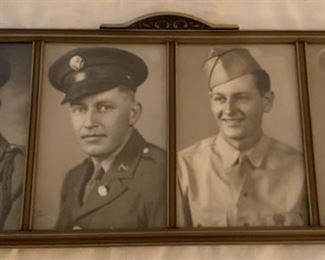 HALF OFF!  $20.00 NOW, WAS $40.00...............Military Pictures and frame (P859)