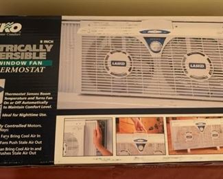 CLEARANCE!!!  $10.00 NOW, WAS $30.00.............Lasko Double Reversible Window Fan (P832)
