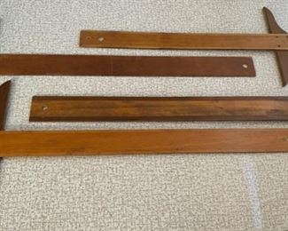 CLEARANCE!!!  $30.00 NOW, WAS $80.00................Antique Wood T Squares (P909)