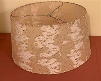 HALF OFF !  $30.00 NOW, WAS $60.00................Large Fiberglass Floor Lamp Shade, Very good condition, 18 1/2" diameter (P828)