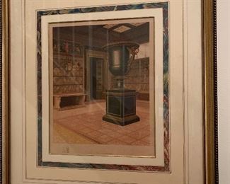 $75 - George Barrie Framed Print, 21" H x 17.75" W 