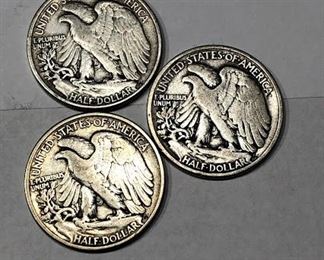 Walking Liberty Silver Coins