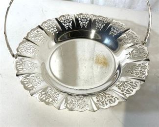 Pierced Centerpiece Basket Serving Tray