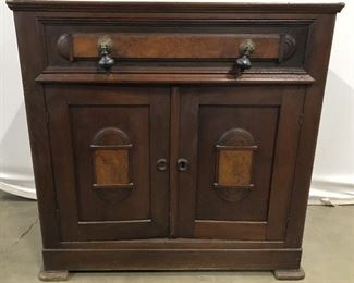 Vintage Wooden Sideboard W Drawer
