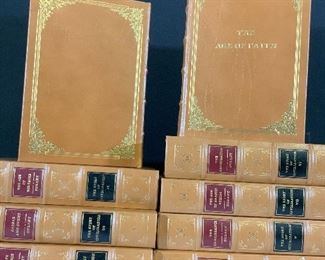 Set 11 Vint. Series Collection Leather Bound Books
