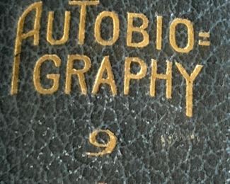 Set 15 Vintage Hardcover Autobiographies