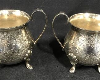 Set 4 Electro Plated Pitchers & Bowls, Tableware