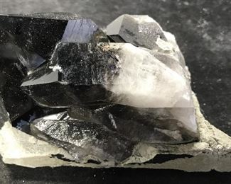 Peruvian Mined Smoky Quartz Cluster