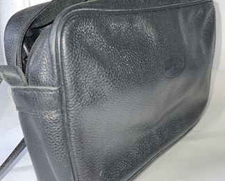 Luxury LONGCHAMP Blk Leather Bag , Paris France