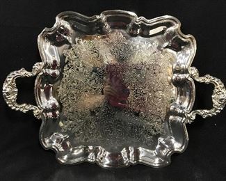 LEHMAN BROS SILVERWARE Electric Serving Tray