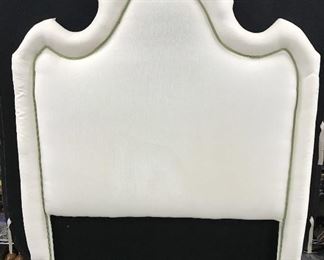 Cream Toned Head Board W Bed Frame