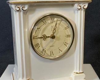 PAUL SEBASTIAN limited edit Porcelain Mantel Clock