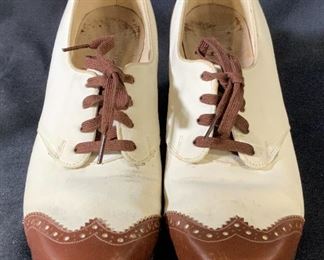 Vintage High Heel Oxfords Shoes