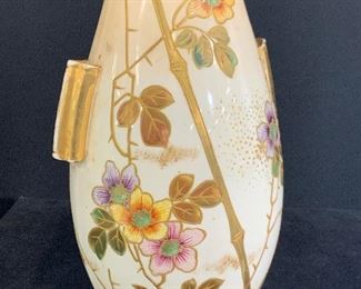 ROYAL BONN Trademarked Floral Porcelain Vase