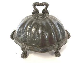 Antique Metal Chafing Dish