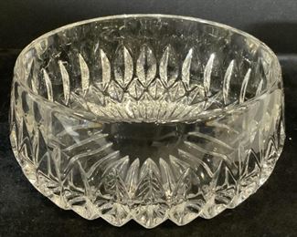 Clear Lead Cut Crystal Bowl