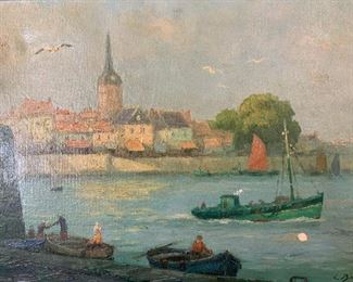 LUCIEN BESSONAT Signed Oil Painting