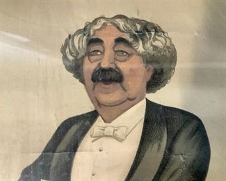 LESLIE WARD The English Tenor Lithograph