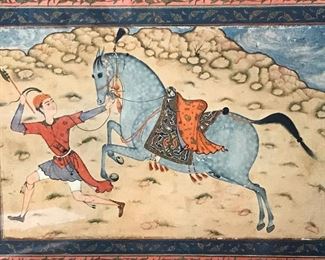 Metropolitan Museum Mughal Color Print Artwork