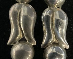 Vntg MEXICAN STERLING SILVER Hair Clips