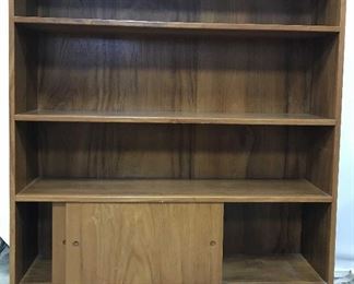 Vintage Wooden Bookcase Console