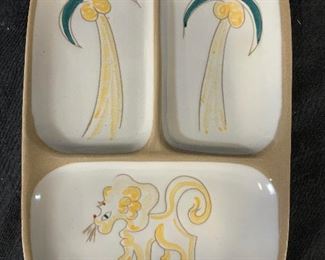 CLIJJEN Divided Ceramic Serving Tray