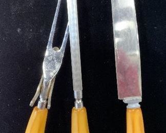 Set 3 ENGLISHTOWN Bakelite Serving Utensils