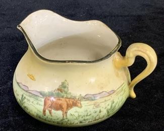 CLOVERDALE Sig. Haynes Ware Hand Painted Creamer