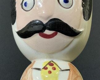 Vintage Hand Painted Ceramic Vessel