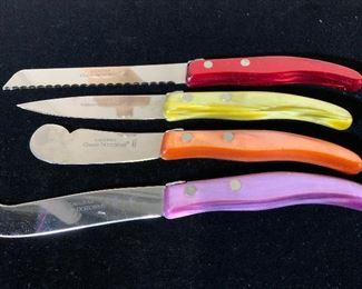 CLAUDE DOZORME CHEESE Knife Set, Org Box, France