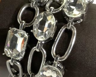 NATASHA Costume Crystal 3 Strand Bracelet